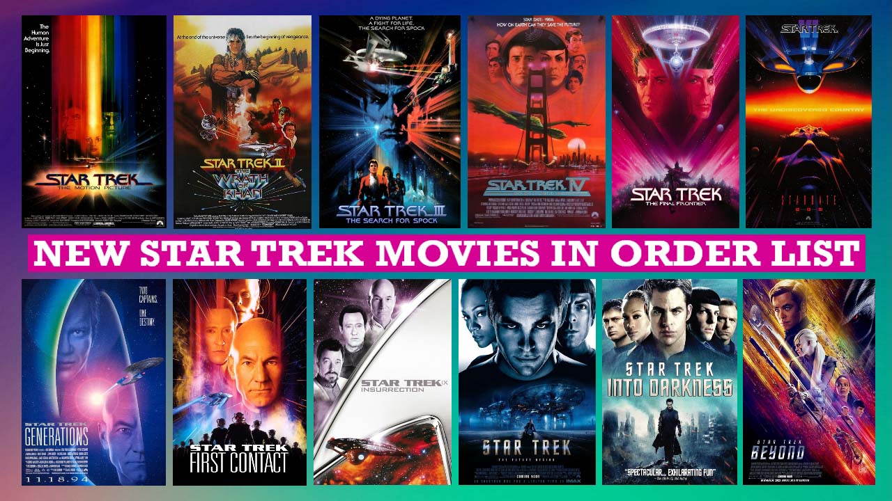 star trek movies by order